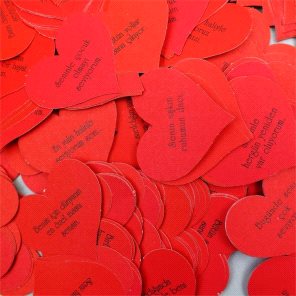 Toptan 365 Güne Özel Kalpli Aşk Kartları, Her Güne Bir Aşk Mesajı