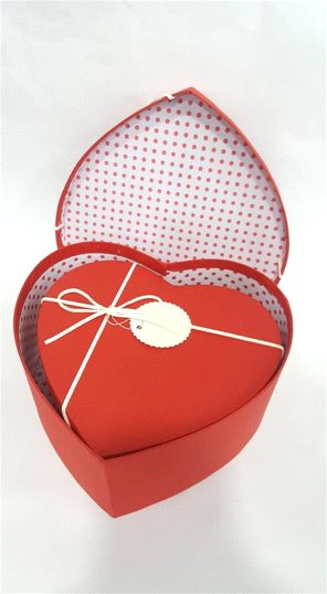 3'lü Hediye Kalp Kutusu