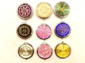 Toptan Resimli Metal Kalite Cep Aynası 