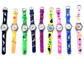 Toptan Silikon Baskılı Renkli Kalite Çocuk Saati