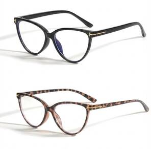 Toptan BLUE Camlı Leopar Model Bayan Trend Gözlük