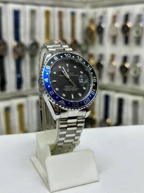 Toptan Çelik Kasa Takvimli Yazılı Erkek Kol Saati