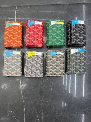 Toptan GOYARD Baskılı Mekanizmalı Cüzdan 