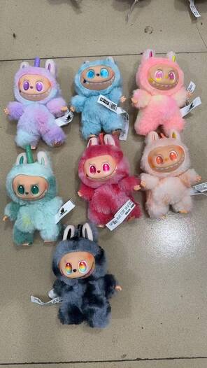 Toptan İthal Kutulu LABUBU Peluş Bebek 