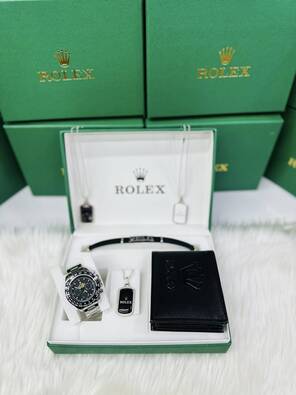 Toptan Kutulu Kolye Cüzdan Yazılı Saat Set Takımı