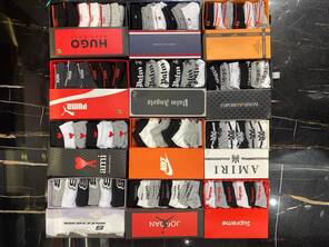 Toptan Kutulu Markalı Pamuklu Kokulu 6lı Çorap