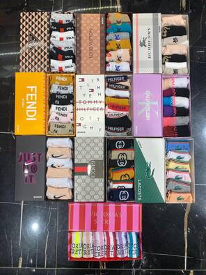 Toptan Kutulu Markalı Pamuklu Kokulu 6lı Çorap