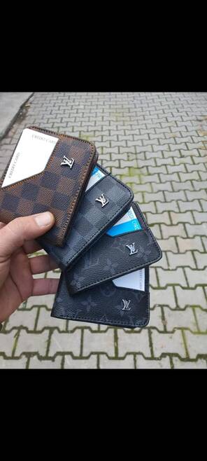 Toptan Logo Baskılı Lüx Erkek Para Cüzdanı