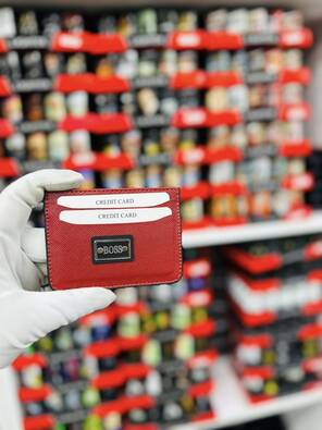 Toptan Metal Logo Baskılı Kartlık Cüzdan