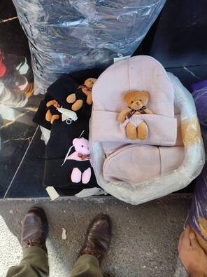 Toptan Peluş Ayıcıklı Bere