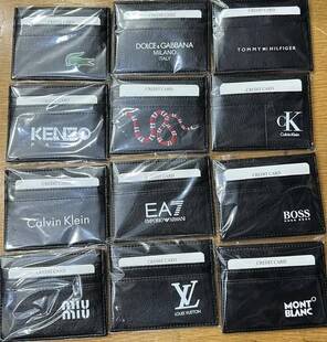 Toptan Yazılı Baskılı Kartlık Cüzdan (Mix Model)