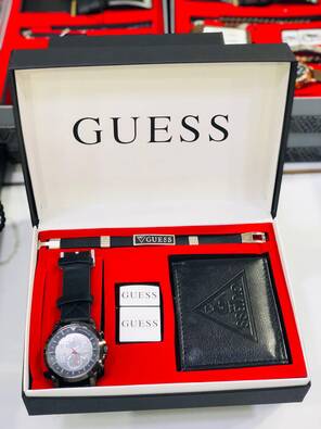 Toptan Yazılı Hediyelik Kutulu Saat Set Takımı