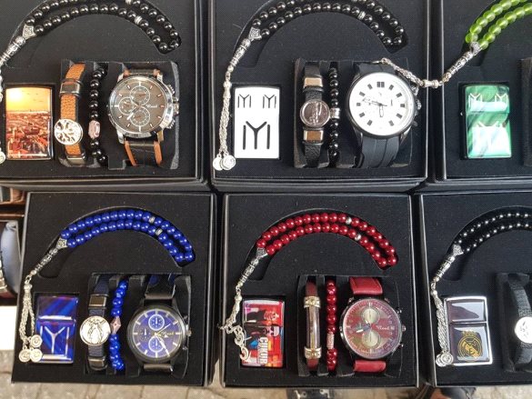 Toptan Çakmaklı Tesbihli Beşli Erkek Kombin 