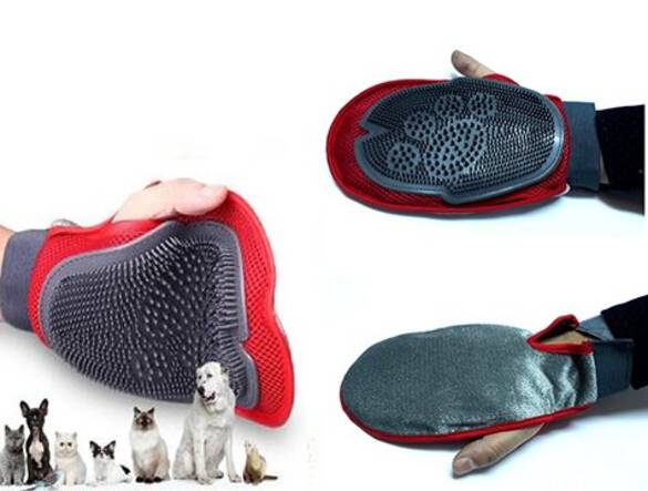 Çift Taraflı Kedi Köpek Kıl Tüy Alma Yıkama Masaj Eldiveni