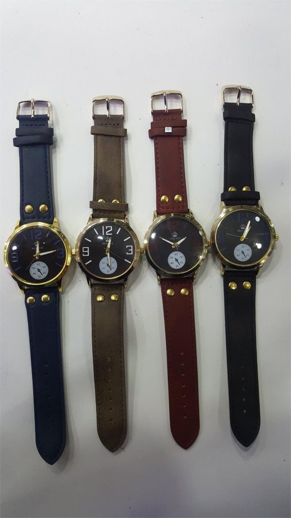 Toptan Deri Kordonlu Erkek Saatleri S modelleri mix-1