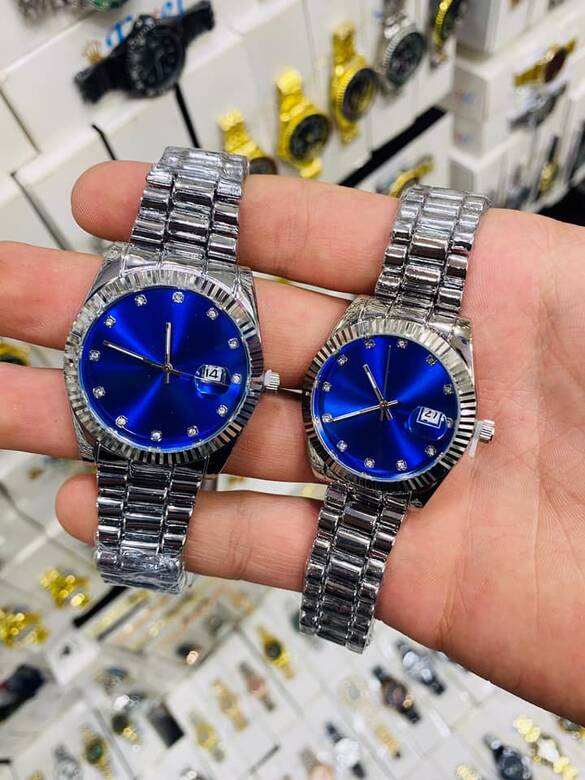 Toptan Kutulu Takvimli Kalite Metal Çift Saat 