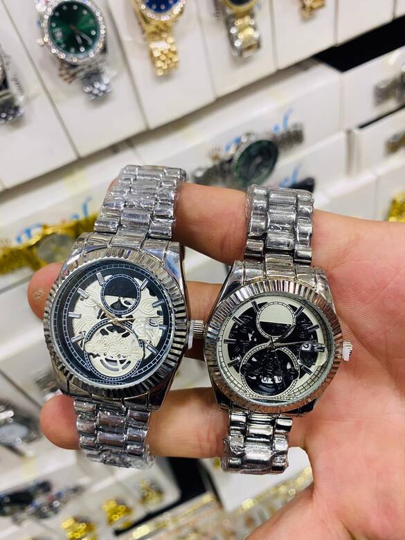 Toptan Kutulu Takvimli Kalite Metal Çift Saat 