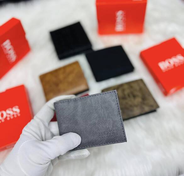 Kutulu Yazılı Cüzdan (Mix Model)