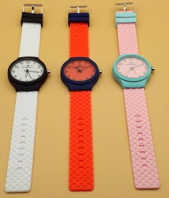 Toptan Silikon Kordonlu Fosforlu Kalite Bay&Bayan Saat