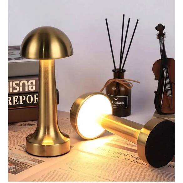 Toptan 3Renkli USB Şarjlı Dekoratif Mantar Masa (Gece Lambası)