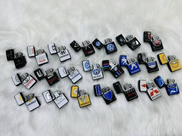 Toptan Araba Amblem Baskılı Zippo Çakmak