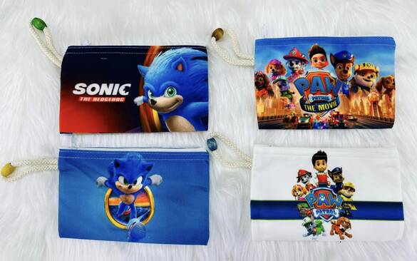 Toptan Baskılı Çocuk Kalemlik Cüzdan Mix Modeller 