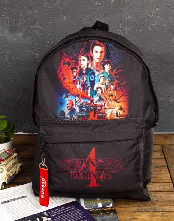 Toptan Baskılı Kalite Astarlı Figürlü Kalite Sırt Çantası 