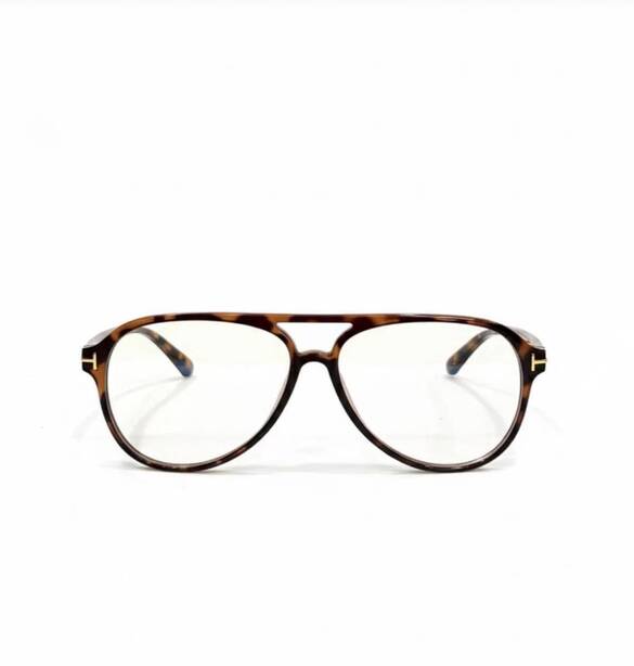 Toptan BLUE Camlı Leopar Model Bayan Trend Gözlük