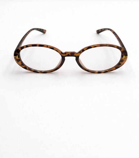 Toptan BLUE Camlı Leopar Model Bayan Trend Gözlük