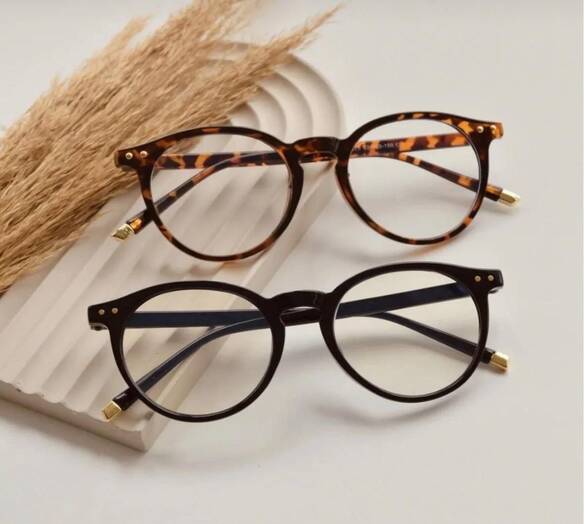 Toptan BLUE Camlı Leopar Model Bayan Trend Gözlük