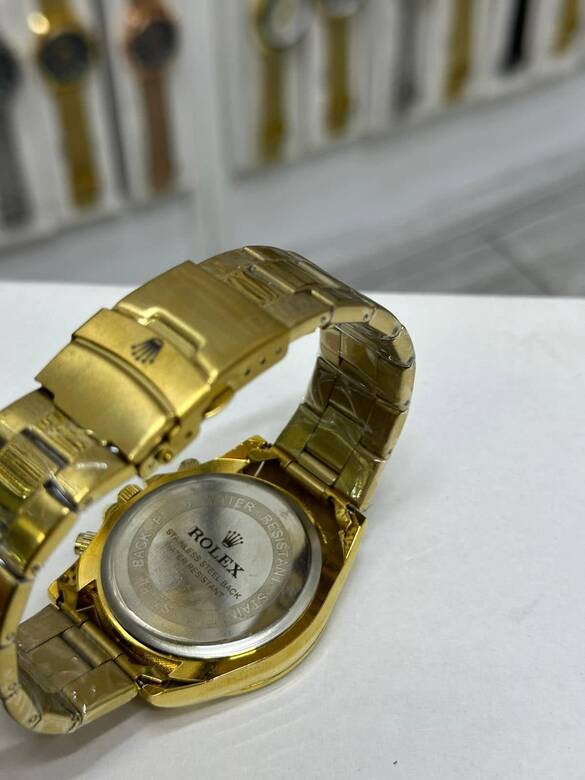 Toptan Çelik Kasa Takvimli Yazılı Erkek Kol Saati 