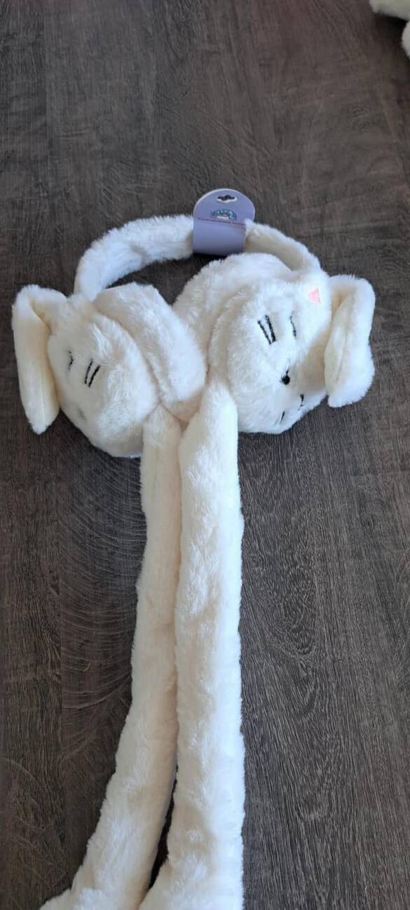 Toptan Çocuk Figürlü Sesli Peluş Kışlık Kulaklık