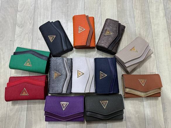 Toptan Çok Amaçlı Bayan Cüzdanları Mix Model