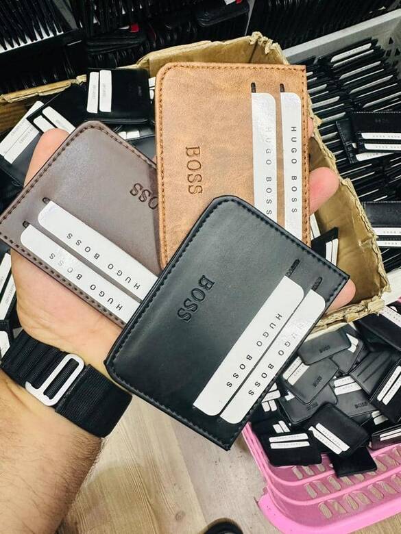 Toptan Erkek Yazılı Kartlık Cüzdan 