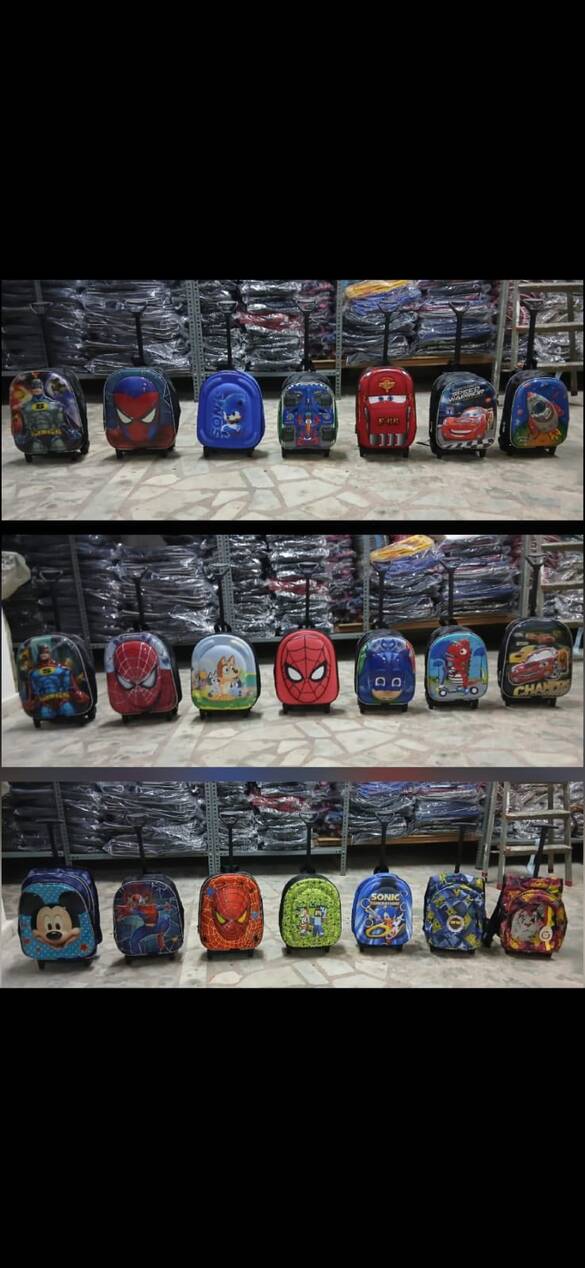 Toptan Figürlü Çocuk Anaokul Çekçek Çanta