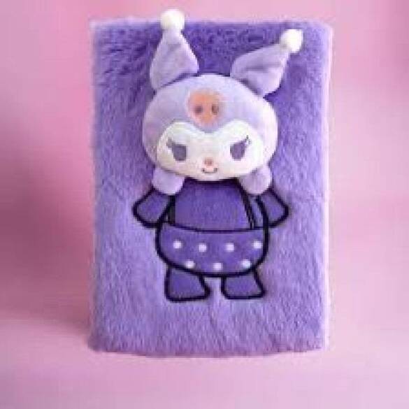 Toptan Figürlü Çocuk Peluş Defter (Karışık Mix Model)