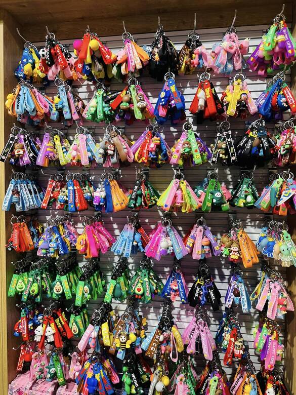 Toptan Figürlü Silikon Anahtarlık 