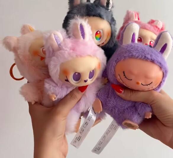 Toptan İthal Kutulu LABUBU Peluş Bebek 