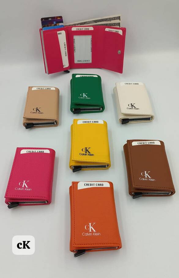 Toptan Kosta Deri Yazılı Baskılı Otomatik Mekanizmalı Cüzdan 