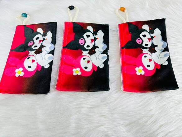 Toptan Kuromi Kalemlik Bez Cüzdan