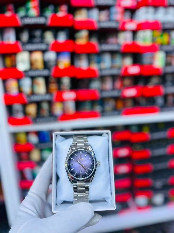 Toptan Kutulu OMEGA Model Takvimli Metal Erkek Kol Saati
