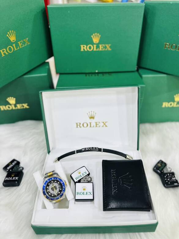 Toptan Kutulu Yazılı Çelik Saat Set Takımı