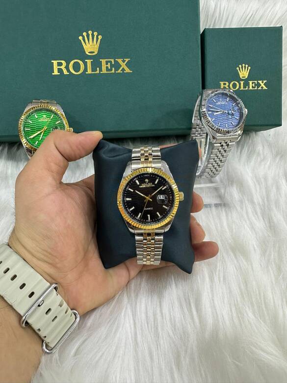 Toptan Kutulu Yazılı Takvimli Lüx Erkek Kol Saati