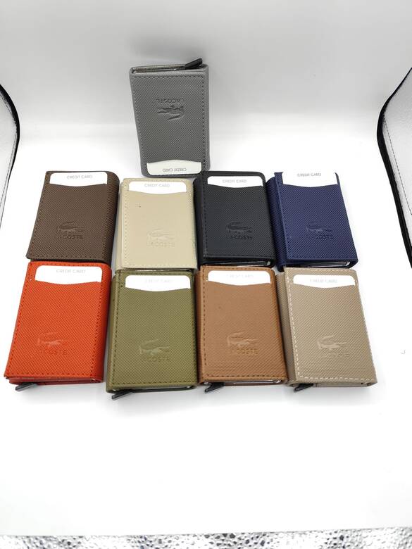 Toptan LACOSTE Model Mekanizmalı Otomatik Cüzdan 