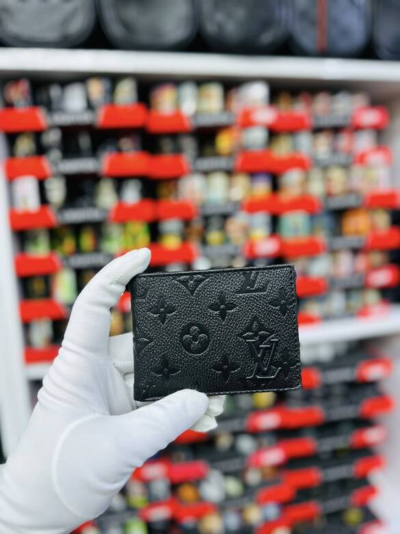Toptan LUİS VUİTTON (L&V) Logolu Baskılı Para Cüzdanı