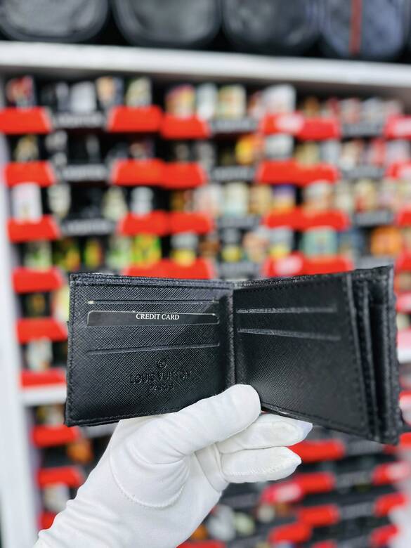 Toptan LUİS VUİTTON (L&V) Logolu Baskılı Para Cüzdanı