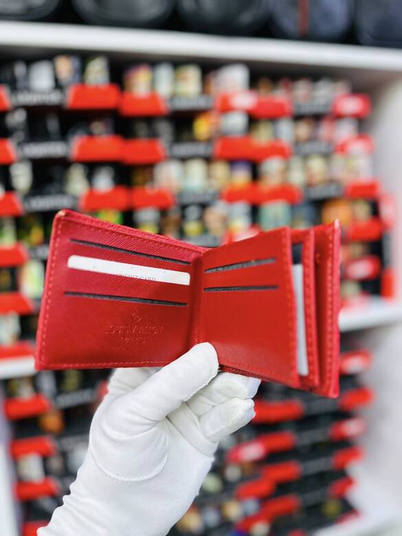 Toptan LUİS VUİTTON (L&V) Logolu Baskılı Para Cüzdanı