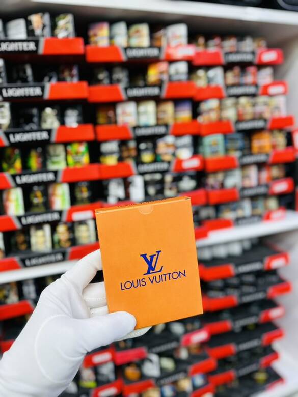 Toptan LUİS VUİTTON (L&V) Logolu Baskılı Para Cüzdanı