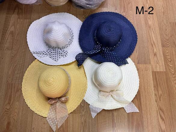 Toptan Lüx Bayan Hasır Foter Şapka (Mix Model) 