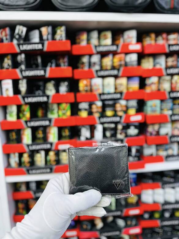 Toptan Metal Logolu Baskı Markalı Para Cüzdanı 